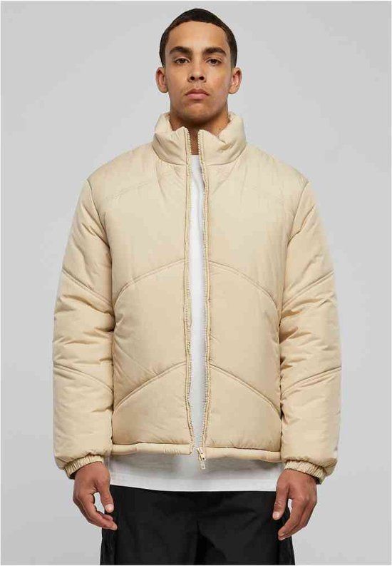 Urban Classics Arrow Puffer Jacket - Men - Beige - XL