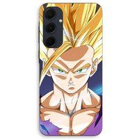 Maniacase Coque Pour Samsung galaxy A35 Dragon ball z sangoku Cheveux blonds