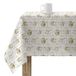 BELUM tafelkleed van harsgecoat weefsel, 300 x 140 cm, vlekbestendig, model HP Houses 01 Light; tafelkleed van katoen