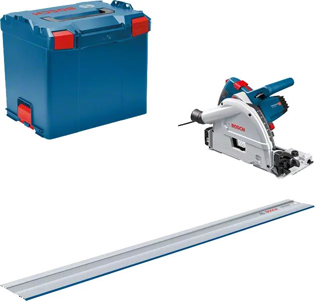 Bosch GKT 55 GCE Invalcirkelzaagmachine Ø165mm 1400W + Geleiderail - 0615990M9D