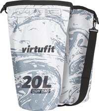 VirtuFit Dry Bag 20L - Waterdichte tas - Wit/Grijs