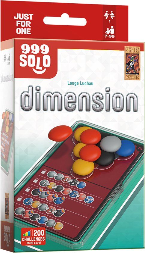 999 Games Dimension - Breinbreker - Educatief spel - Puzzelspel