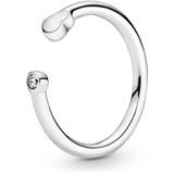 Pandora Damen-Midi-Ring 925 Sterling Silber mit Ringgröße 52 198559C01-52