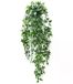 Betylifoy Plante artificielle suspendue Mandala Feuilles - Sans entretien avec pot - 50 cm