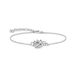 THOMAS SABO Damen Armband Handgearbeitete Krone und Ring mit „FOREVER TOGETHER“ Gravur in 925 Sterlingsilber, Gr. 16cm-19cm, A1982-643-14-L19V