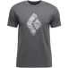 Black Diamond Engineered Diamond T-shirt Met Korte Mouwen Grijs M Man