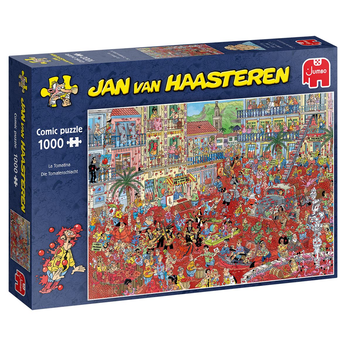 Jan van Haasteren La Tomatina 1000 Piece Jigsaw Puzzle