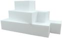 Merkloos Piepschuim vormen staaf/staven - 2x stuks - 40 x 10 cm - hobby/knutselen materiaal - zelf decoreren