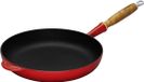 Le Creuset Koekenpan met houten handvat 24cm Rood