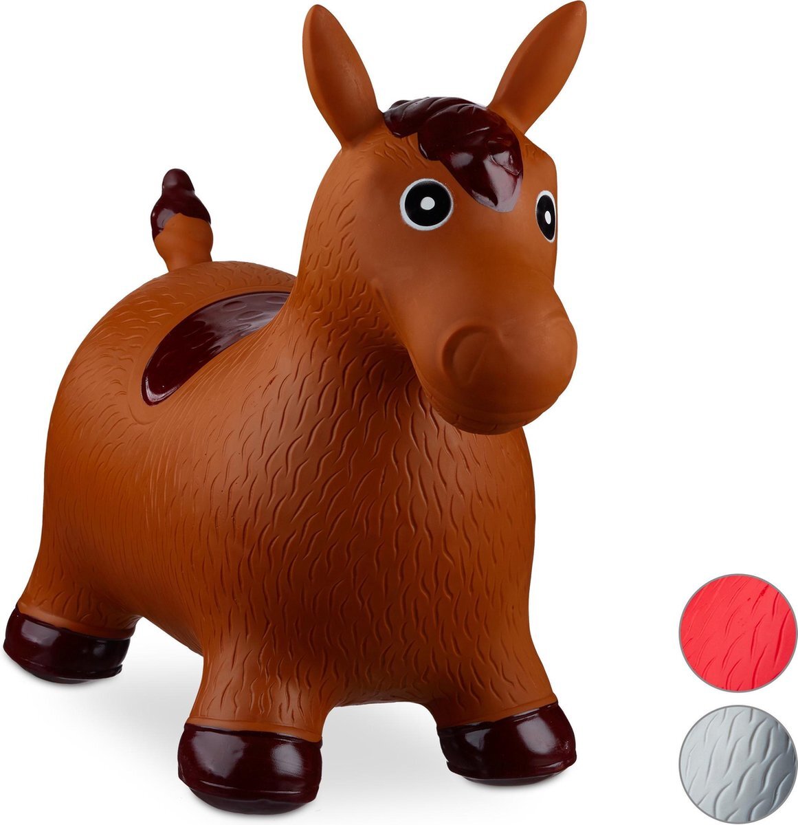 Relaxdays skippy dier paard - skippydier - skippyball - skippybal paard - 50 kg - kinderen