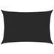 vidaXL Zonnezeil 160 g/m² 2x2,5 m HDPE zwart