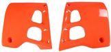 UFO Honda CR 125/CR 250 90-92 Protections de radiateur Orange Rouge