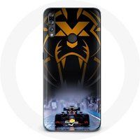 Maniacase Hoesje voor Huawei p30 lite Formule 1 Sebastian Vettel F1 Racing Driver Zwart