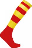 PROACT® Gestreepte Sportsokken PA021 - Sporty Red / Sporty Yellow - 47/50 EU