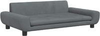 vidaXL Banc pour enfants 100x54x33 cm velours gris foncé