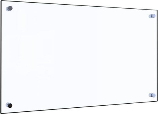 vidaXL - Spatscherm - keuken - 70x40 - cm - gehard - glas - transparant