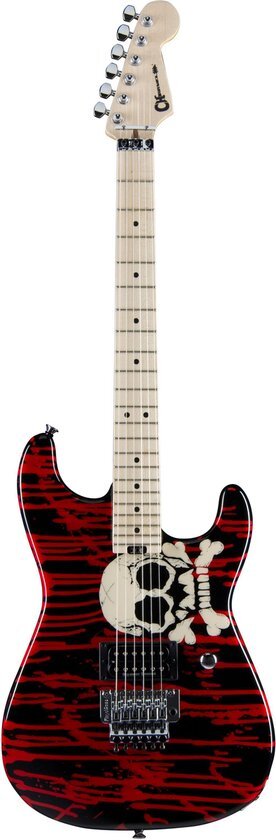 Charvel Pro Mod Warren DeMartini Signature Blood And Skulls