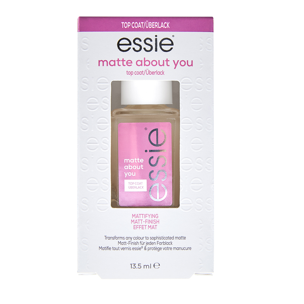 Essie Top Coat nagelverzorging - matte about you top coat - matterende topcoat - 13,5 ml