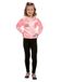 Smiffys Grease Pink Roze damesjas met geborduurd logo