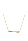 Gaya Rose Gold Koper Fantasiehanger Minimalistische Ketting Vrouwen 46 cm