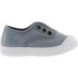 Victoria 1915 Inglesa Elastico Lona Tinta Drec Blauwe Lage Sneakers Unisex Enfants Textiel