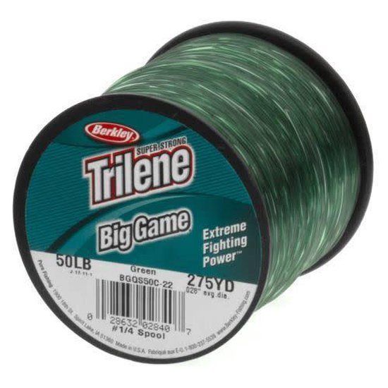 Visdraad groen - 0.35mm - 1000 meter - Trilene Big Game - Nylon vislijn - Alle vissoorten