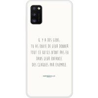 Samsung Bedrukt siliconen hoesje compatibel met Galaxy A41 Citation 01