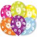 Amscan Ballonnen 9 jaar - 6 stuks - 27 cm - Multi