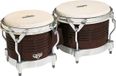 LP Latin Percussion M201 Matador Wood Bongos Dark Brown Chrome