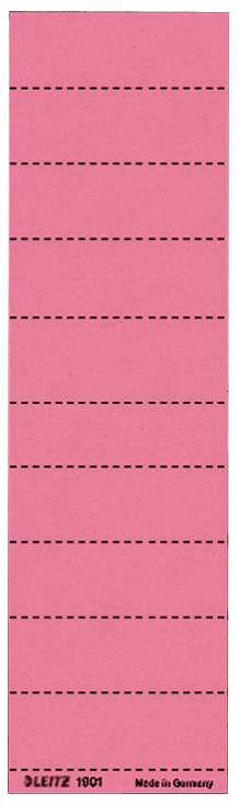 Leitz Alpha - Rood - Niet-klevende labels