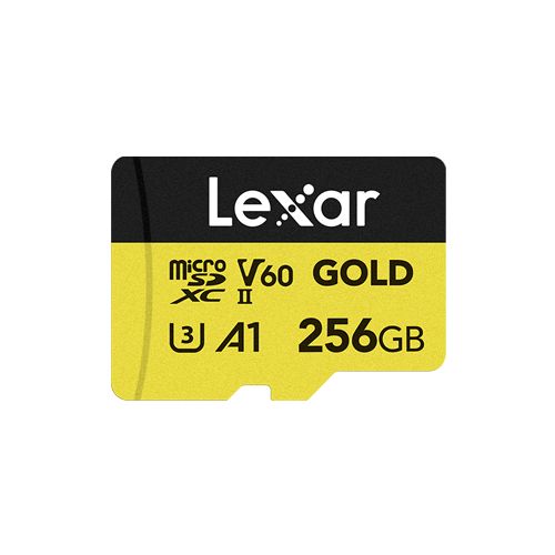 Lexar Professional GOLD 256GB MicroSDXC UHS-II - 280MB/s