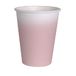 Ciao - Composteerbare FSC-papieren bekers (250 ml), 8 stuks, pastelroze, wit