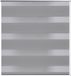 vidaXL Zebra rolgordijn 80,9 x 150 cm stofbreedte 76,7 cm grijs