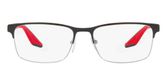 Prada Linea Rossa PS 50PV Lunettes noires géométriques pour hommes 55mm