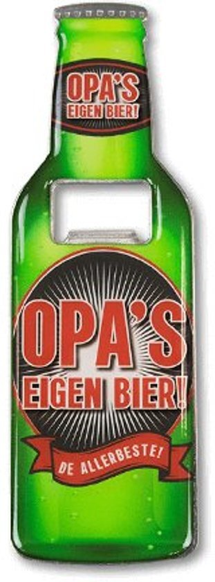 Paper Dreams Magnetische Bieropener Opa s eigen Bier