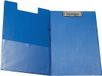 Q-CONNECT klemplaat, PP, ft A4, dubbel, blauw 12 stuks