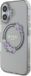 Guess GUHMP16SHFWFCK iPhone 16 6.1" zwart/zwart hardcase IML Flowers Wreath MagSafe
