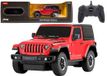 Rastar Jeep Wrangler Jl Rubicon voiture télécommandée Rastar rouge 1:24