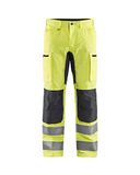Blåkläder High Vis broek met stretch 1585-1811 - HIgh Vis Geel/Medium Grijs - C58