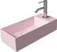 Salenzi Fontein Spy 45x20cm Mat Roze met Clickwaste