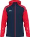 Jako Sonic Jas Met Kap Kinderen - Marine / Rood | Maat: 140