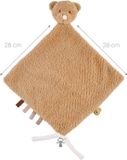 Nattou TEDDY Maxi Knuffeldoekje - Beer - 35 cm - Karamel