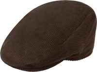Fiebig Flatcap Corduroy Bruin Maat 59