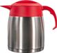EasyClean Isoleerkan 1,2 liter RVS met rode dop