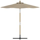 Hioshop Cerox parasol Ø270cm beige.