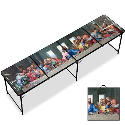 RedCupShop® Bierpong tafel laatste avondmaal | inklapbare tafel