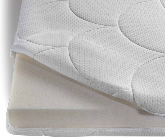ZZZOO Beer Babymatras - 70x140cm - Wit - Polyether - Afritsbare hoes