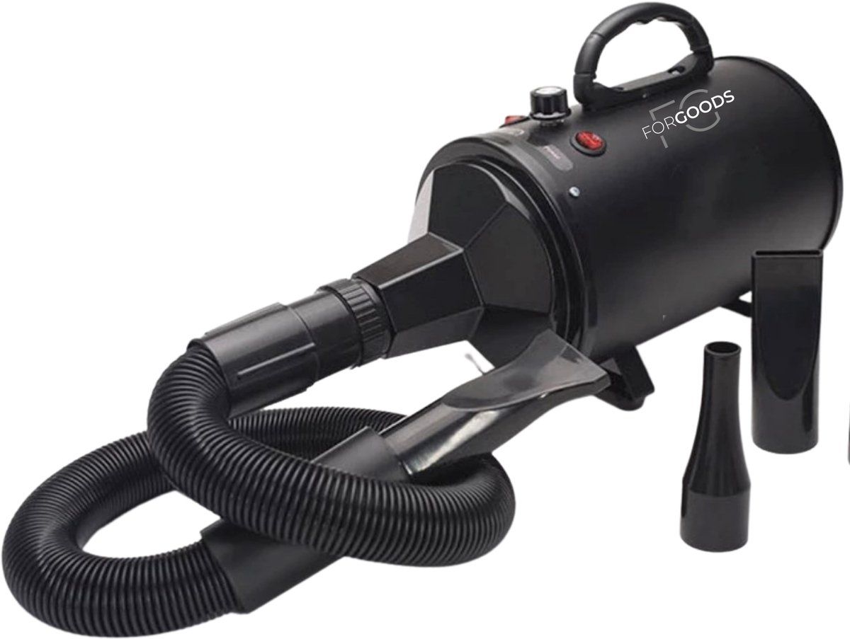 Forgoods Forgoods® Professionele Hondenföhn - Waterblazer voor Honden - 2800W - Zwart
