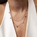 Hey Happiness Gelaagde Hartjes Ketting Dames - RVS 18K Goud Verguld - Bedelketting met Hartjes - Waterproof - Verstelbaar - Valentijnscadeau Voor Haar