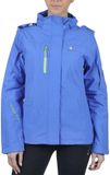 Peak Mountain Dames Parka Alani Blauw Polyamide Herfst/Winter
